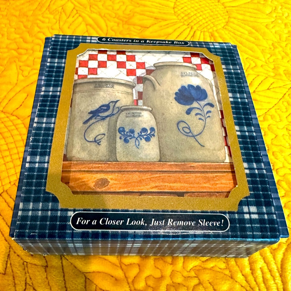 Set of 6 Coasters YESTERBOARD